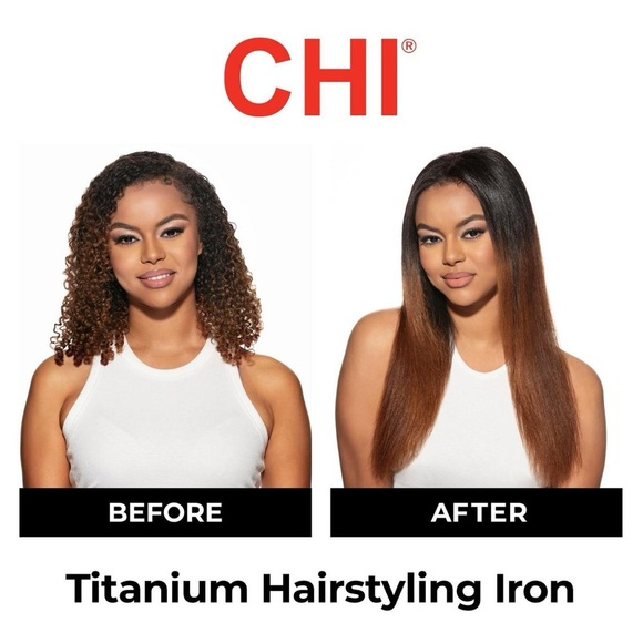 CHI Titanium Hairstyling Iron 1" for Straightening, Curling, & Waves - Pink - Picture 8 of 9